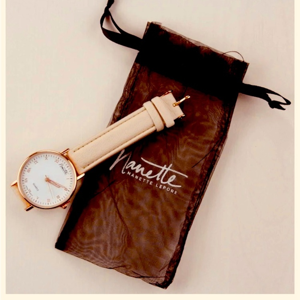 BNWT Nanette Lepore Leather Watch